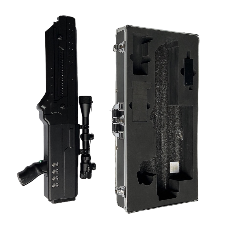  宁南手持便携式枪型低空防御反制四通道A型